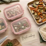 Recettes batch cooking : boîtes hermétiques pour repas moelleux en 2 heures
